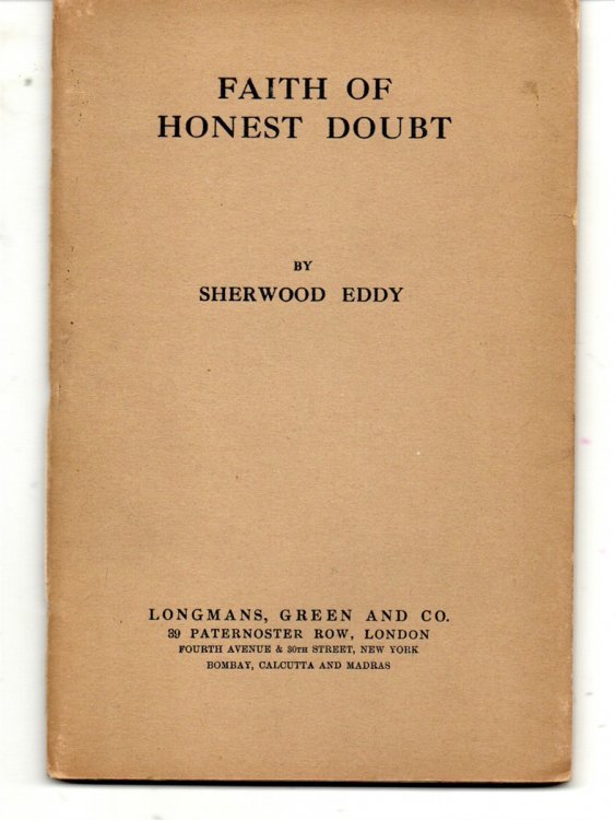 Image for Faith of Honest Doubt Faith of Honest Doubt