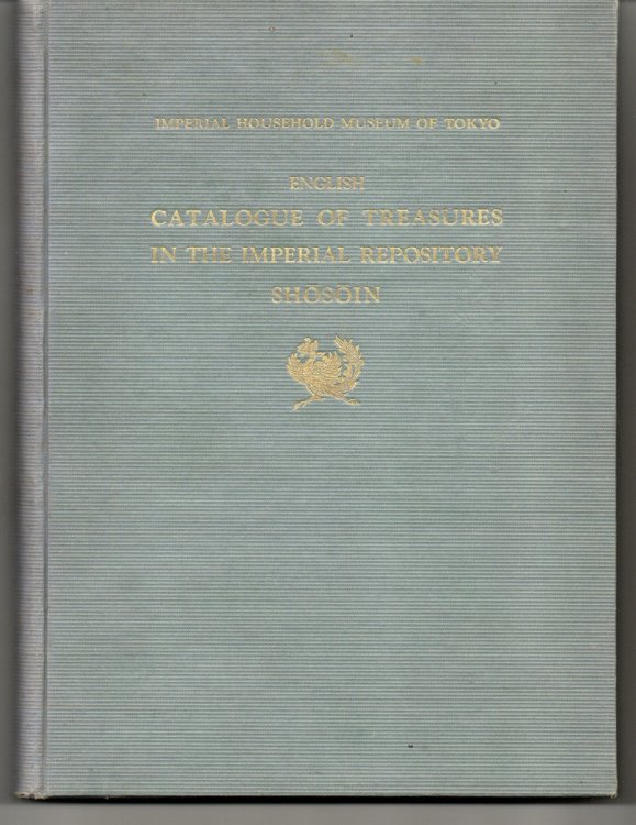 English Catalogue of Treasures in the Imperial Repository, Shosoin