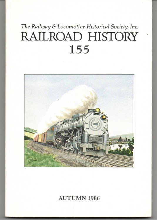 Image for Railroad History 155 Autumn 1986 Railroad History 155 Autumn 1986