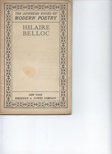Image for The Augustan Books of Modern Poetry. The Augustan Books of Modern Poetry.