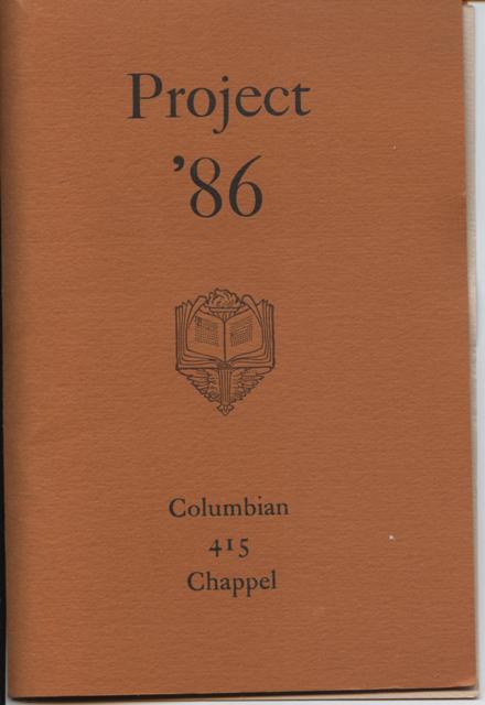 Image for Project '86. Project '86.