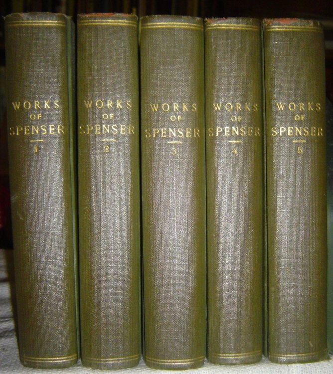 Image for The Poetical Works of Edmund Spenser, in Five Volumes. The Poetical Works of Edmund Spenser, in Five Volumes.