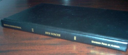 Image for Her Voices: Hermeneutics of the Feminine Her Voices: Hermeneutics of the Feminine