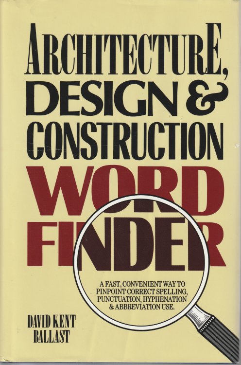 Architecture, Design and Construction Word Finder