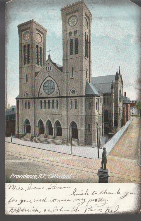 Cathedral, Providence, RI 1905 Postcard