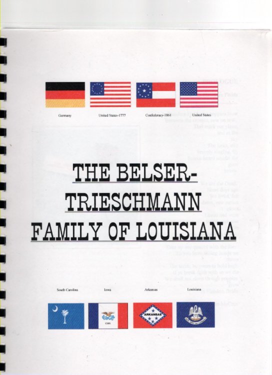 Image for The Belser-Trieschmann Family of Louisiana The Belser-Trieschmann Family of Louisiana