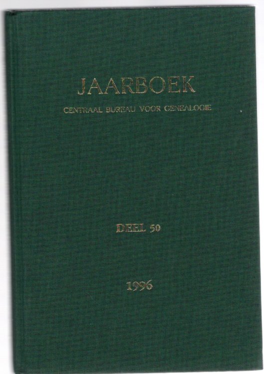 Jaarboek van het Centraal Bureau voor Genealogie Deel 50