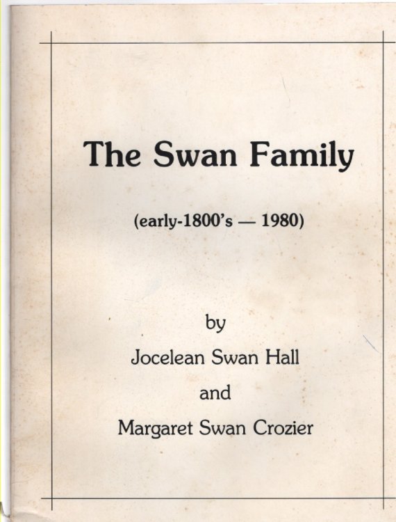 Image for The Swan Family (early 1800s's-1980) The Swan Family (early 1800s's-1980)