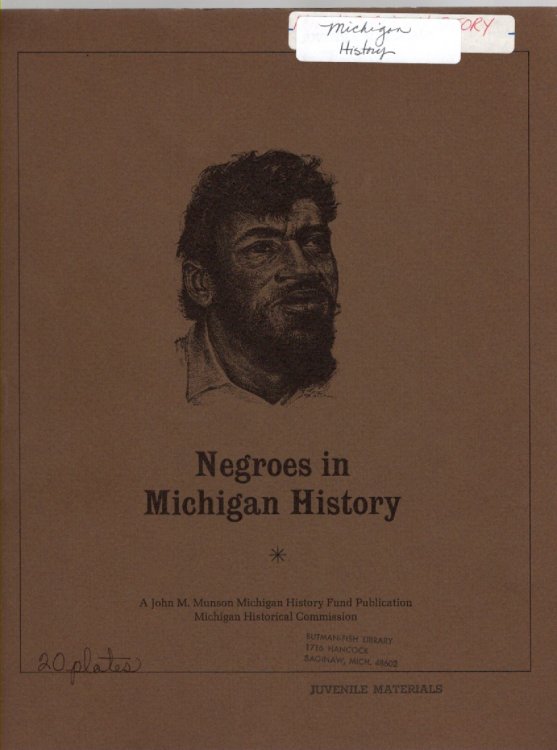 Image for Negroes in Michigan History Negroes in Michigan History
