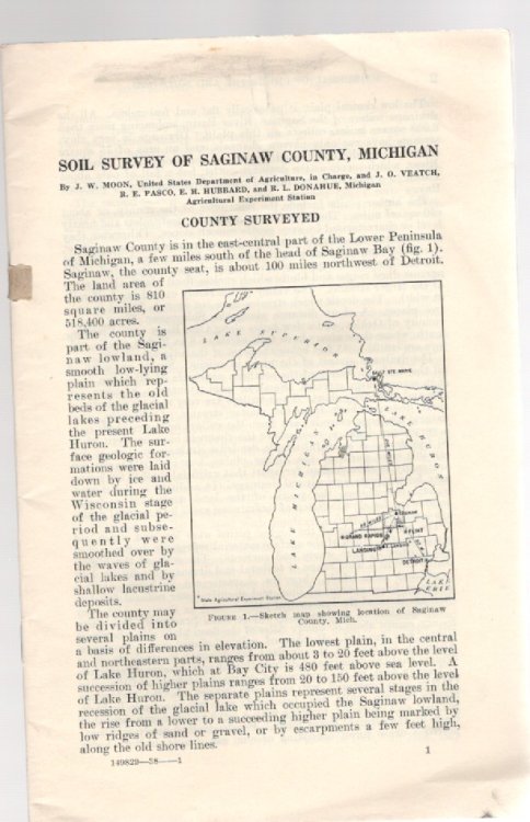 Image for Soil Survey of Saginaw County, Michigan Soil Survey of Saginaw County, Michigan