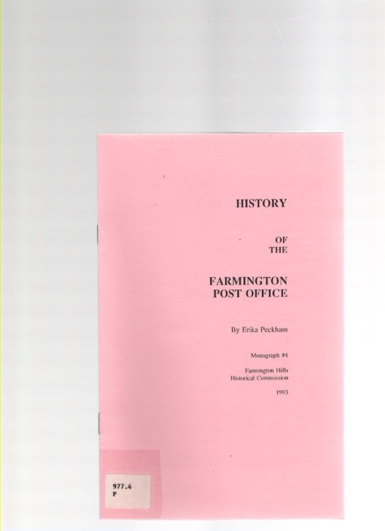 History of the Farmingon Post Office