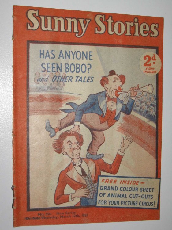 Sunny Stories No. 556 New Series : Has Anybody Seen Bobo and Other Tales
