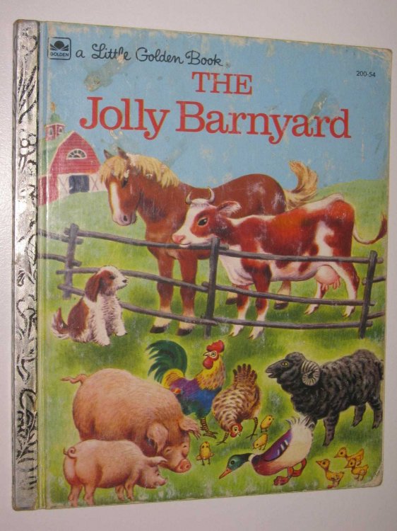 The Jolly Barnyard - Little Golden Book Series #200-54