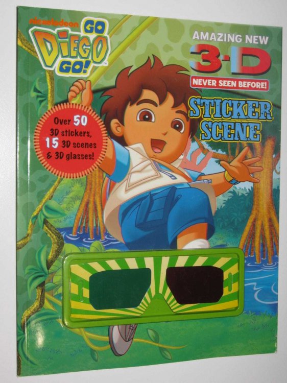 Go Diego Go 3d Sticker Scene