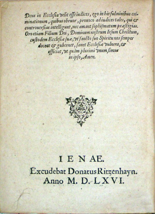 Apologia D. Ioannis Stosselii, Opposita Sophisticis et Friuolis cauillationibus quorundam censorum, in Comitatu Mansfeldensi, qui ambitione & odio accensi, potentiam & authoritatem reformandi alienas Ecclesias arroganter sibi sumunt, & pr&aelig;textu puritatis doctrin&aelig;, & glori