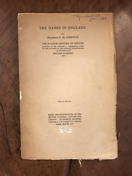 Image for The Danes In England The Raleigh Lecture On History. British Academy The Danes In England The Raleigh Lecture On History. British Academy