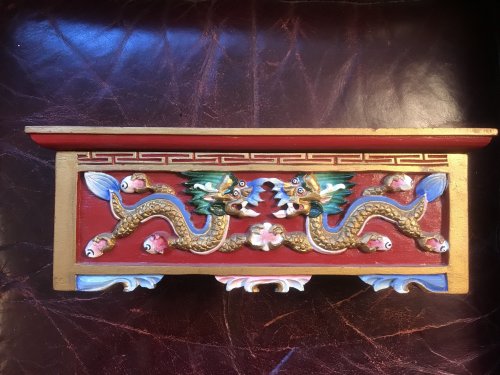 Image for Tibetan Incense Box Hand Painted Dragon One And A Half Feet long Tibetan Incense Box Hand Painted Dragon One And A Half Feet long