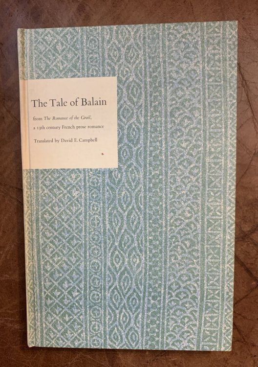 Image for The Tale Of Balain From The Romance Of The Grail, A 13th Century French Prose Romance The Tale Of Balain From The Romance Of The Grail, A 13th Century French Prose Romance