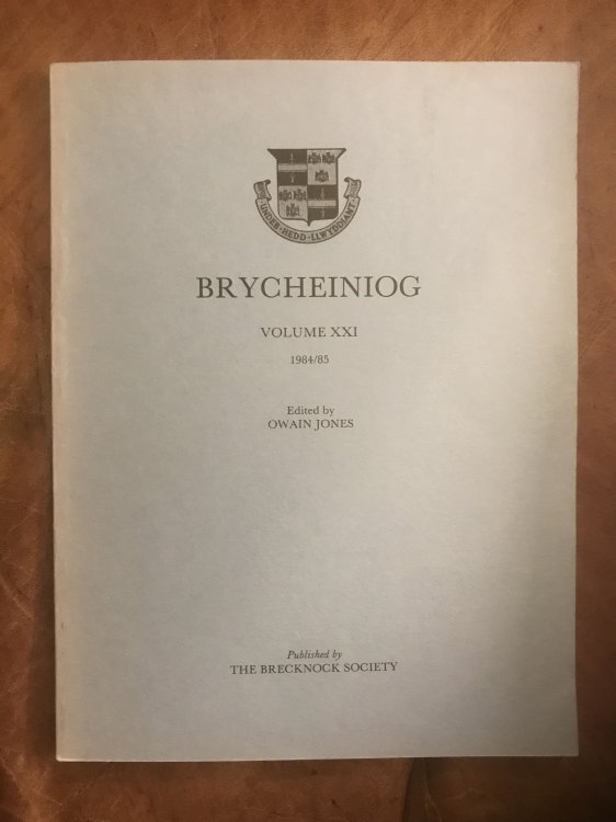 Image for Brycheiniog Volume XXI 1984/ 85 Brecon: Topography and Townscape Brycheiniog Volume XXI 1984/ 85 Brecon: Topography and Townscape