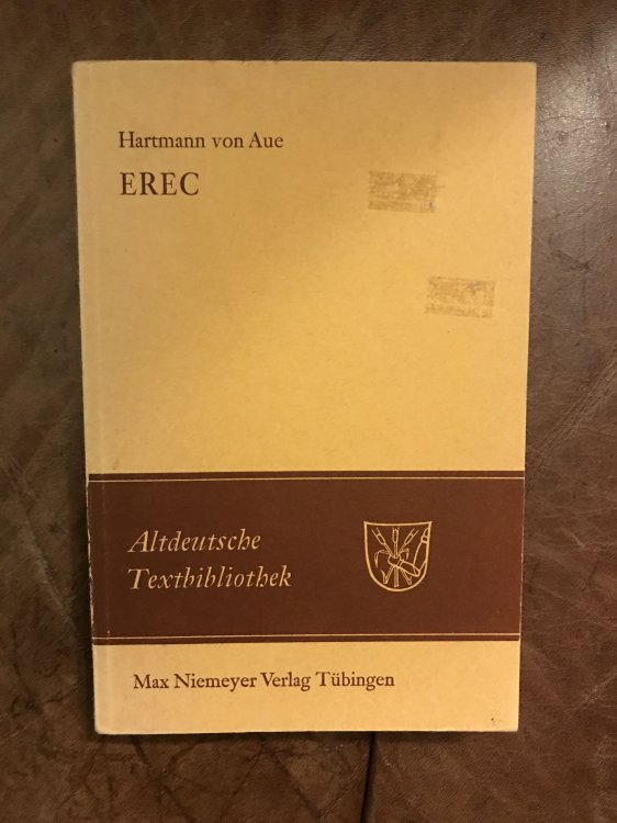 Image for Erec von Hartmann von Aue Erec von Hartmann von Aue