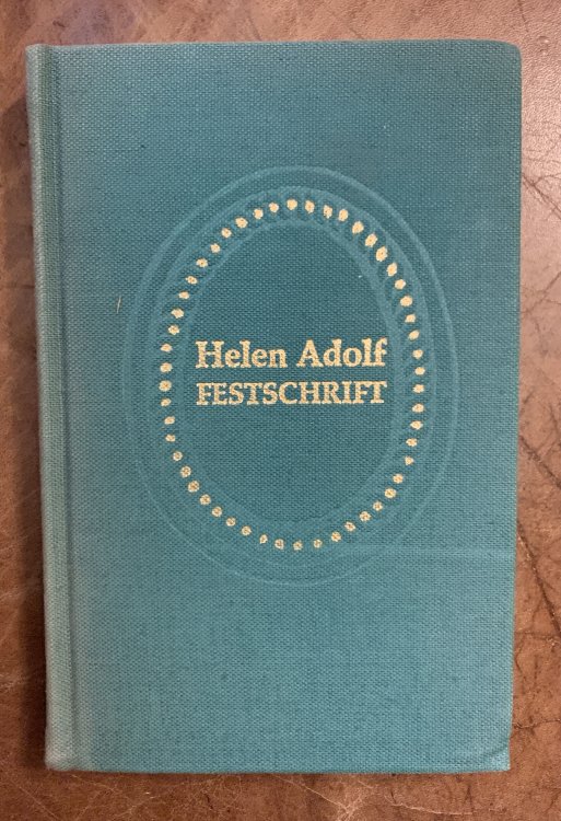 Image for Helen Adolf Festschrift Tristan versus Morolt: Allegory against Reality Helen Adolf Festschrift Tristan versus Morolt: Allegory against Reality
