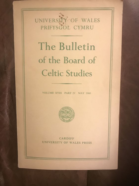 Image for Ystori'r Llong Foel (Bryn F. Roberts) The Bulletin of The Board of Celtic Studies Volume XVIII Part IV May 1960 Ystori'r Llong Foel (Bryn F. Roberts) The Bulletin of The Board of Celtic Studies Volume XVIII Part IV May 1960