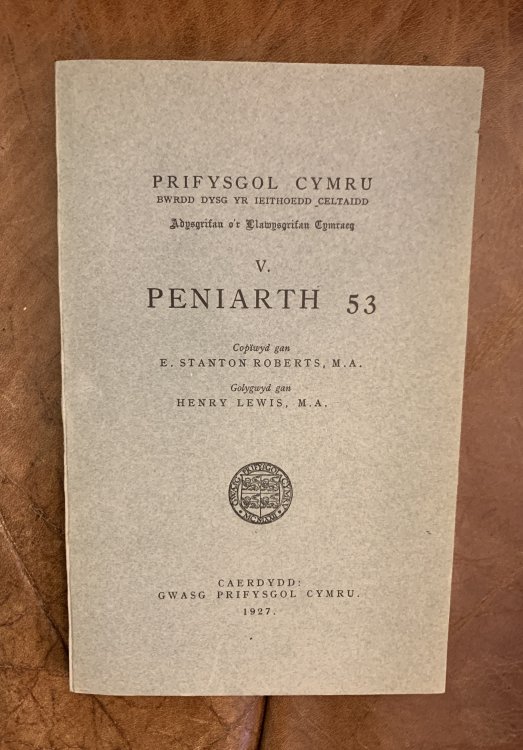 Image for Peniarth 53 Medieval Welsh Text Peniarth 53 Medieval Welsh Text