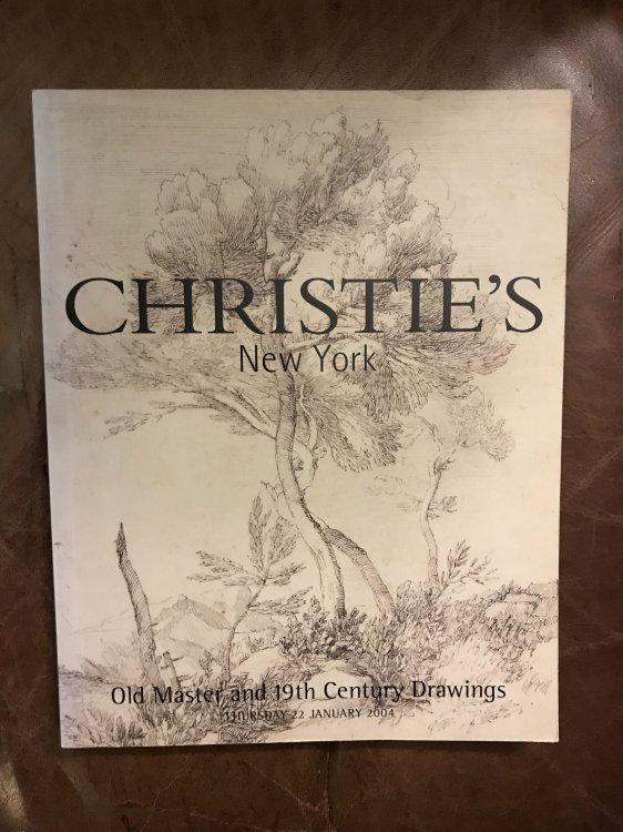 Old Master and 19th Century Drawings Thursday 22 January 2004