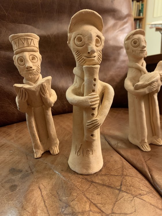 Image for Falasha Three Beta Israel Sacred Ceramic Celebrants Handmade in Israel Falasha Three Beta Israel Sacred Ceramic Celebrants Handmade in Israel