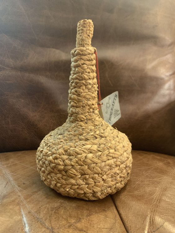 Image for Iroquois Corn Husk Salt Container Traditional Six Nations Iroquois Corn Husk Salt Container Traditional Six Nations