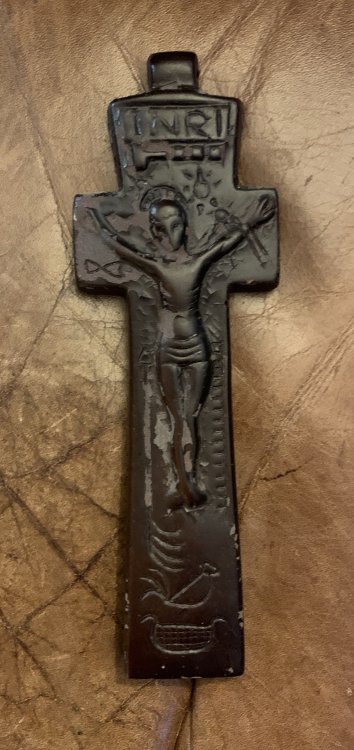 Image for Irish Penal Cross Made of Irish Bog Turf 8 Irish Penal Cross Made of Irish Bog Turf 8