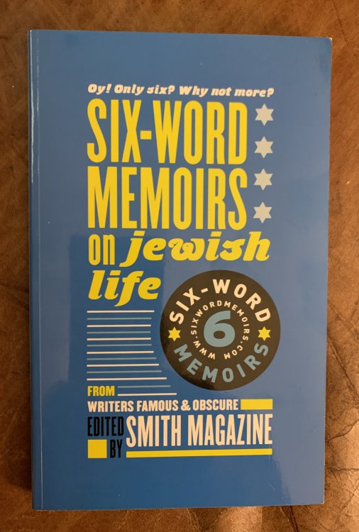 Image for Six-Words Memoirs on Jewish Life Six-Words Memoirs on Jewish Life