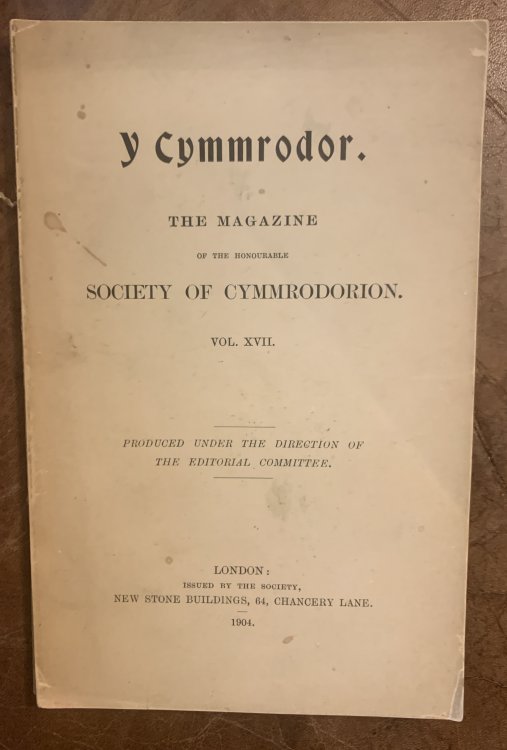 The Holy Grail Part III The Quest Y Cymmrodor The Magazine Of The Honourable Society Of Cymmrodorion VOL. XVII 1904