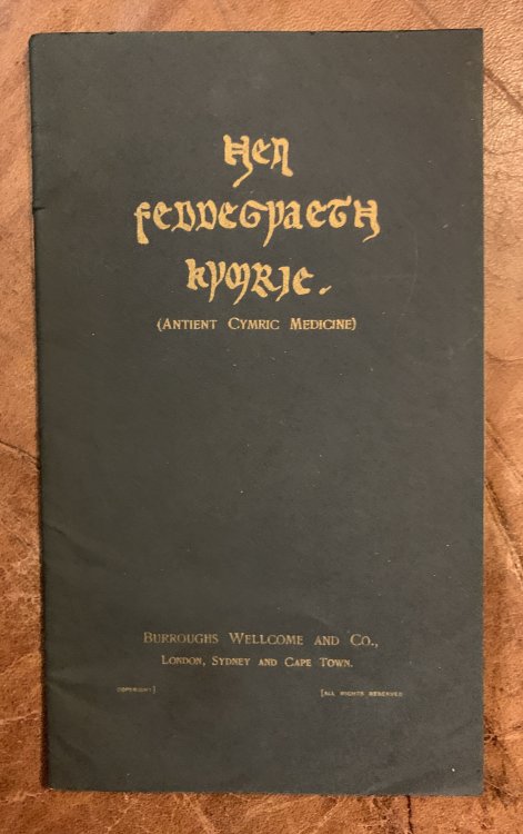 Hen Feddegyaeth Kymric Antient Cymric Medicine