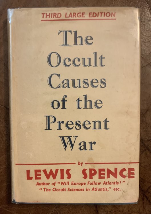 The Occult Causes Of The Present War With Bookplate of Nicholas Iovetz Tereshchenko with Two Handwritten Pages by him on Illuminati and Adam Weishaupt