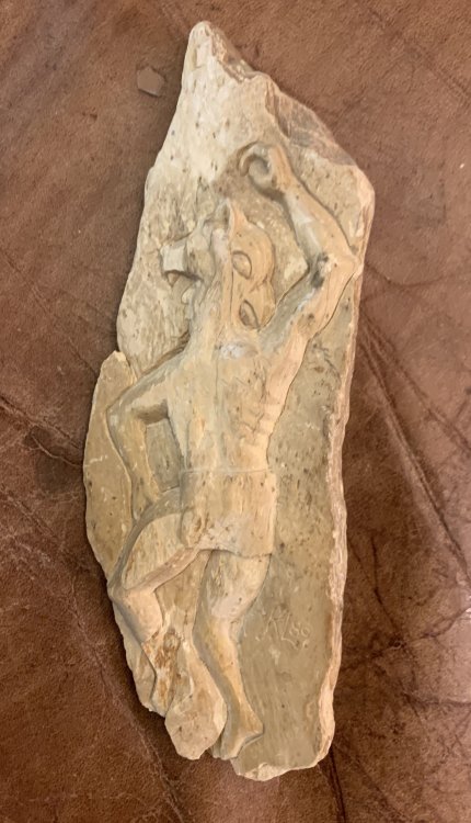 Image for Cherokee Carved Warrior Signed KL 1989 Soapstone Cherokee Carved Warrior Signed KL 1989 Soapstone