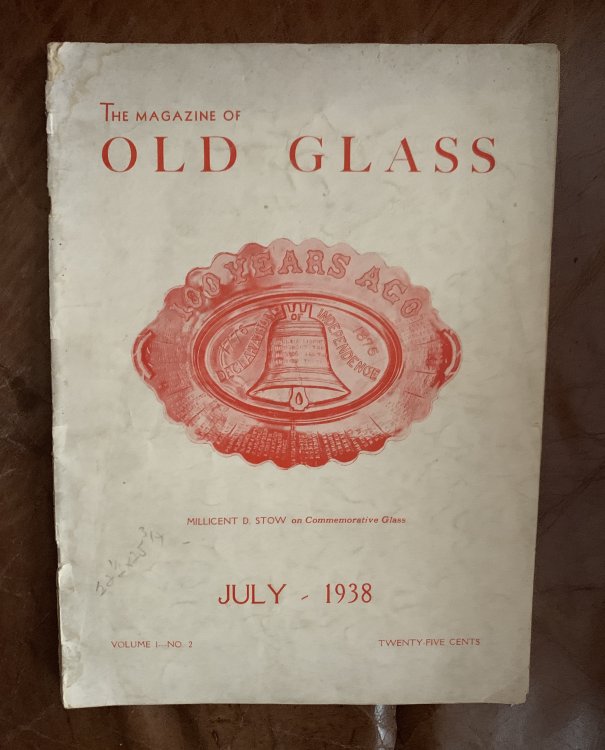 Image for The Magazine Of Old Glass Volume 1 July, 1938 Number.2 Duck Hunting Fran Patterson The Magazine Of Old Glass Volume 1 July, 1938 Number.2 Duck Hunting Fran Patterson