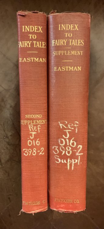 Image for Index To Fairy Tales Myths And Legends Two Original Hardcovers Index To Fairy Tales Myths And Legends Two Original Hardcovers