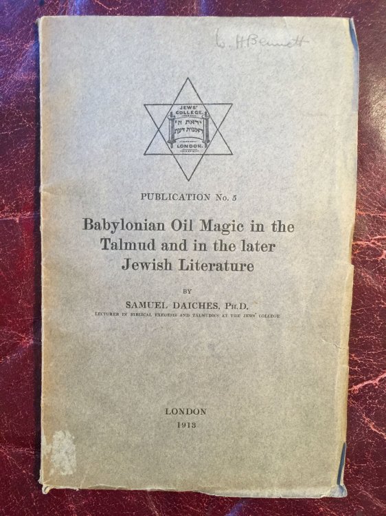 Image for Babylonian Oil Magic in the Talmud and in the Later Jewish Literature Babylonian Oil Magic in the Talmud and in the Later Jewish Literature