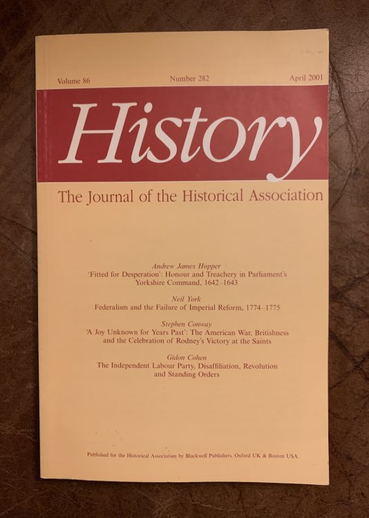Image for History The Journal of the Historical Association Volume 86 Number 282 April 2001 'A Joy Unknown for Years Past': The American War, Britishness and the Celebration of Rodney's Victory of the Saints History The Journal of the Historical Association Volume 86 Number 282 April 2001 'A Joy Unknown for Years Past': The American War, Britishness and the Celebration of Rodney's Victory of the Saints