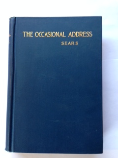 The Occasional Address : Its Composition and Literature