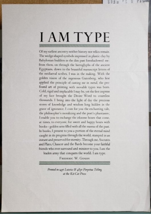 Image for Original Broadside - Original Broadside -