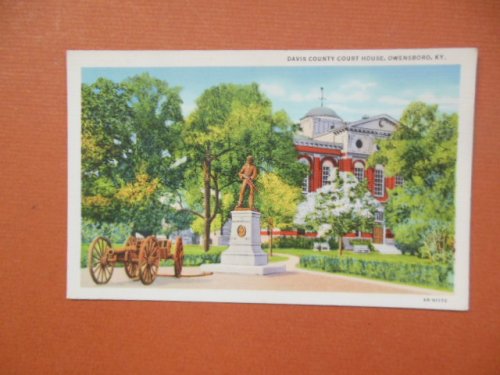Postcard Davis County Court House Owensboro, KY (4A-H1172)