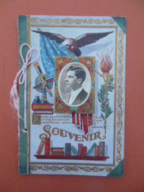 Souvenir Fairview School Troy Township, Richland County, Ohio 1909-10 (Real Photo On It)