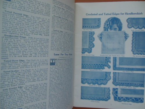 Clark's Designs for 100 Edges and Insertions 1923