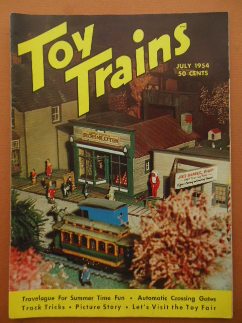 Toy Trains Magazine July 1954