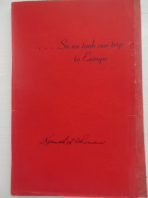So We Took Our Trip to Europe (1948 Olympics)