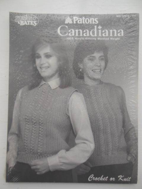 Patons Canadiana Crochet or Knit by Susan Bates No. 17014