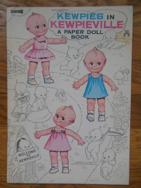 Kewpies In Kewpieville A Paper Doll Book (Six Stand-up Kewpies) 1966