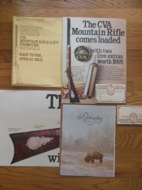 CVA Mountain Rifle & Kit Promotion Materials (1977)